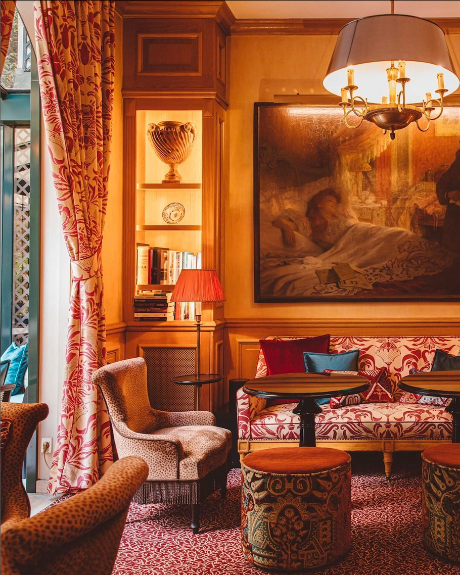 paris chic hotel near left bank
