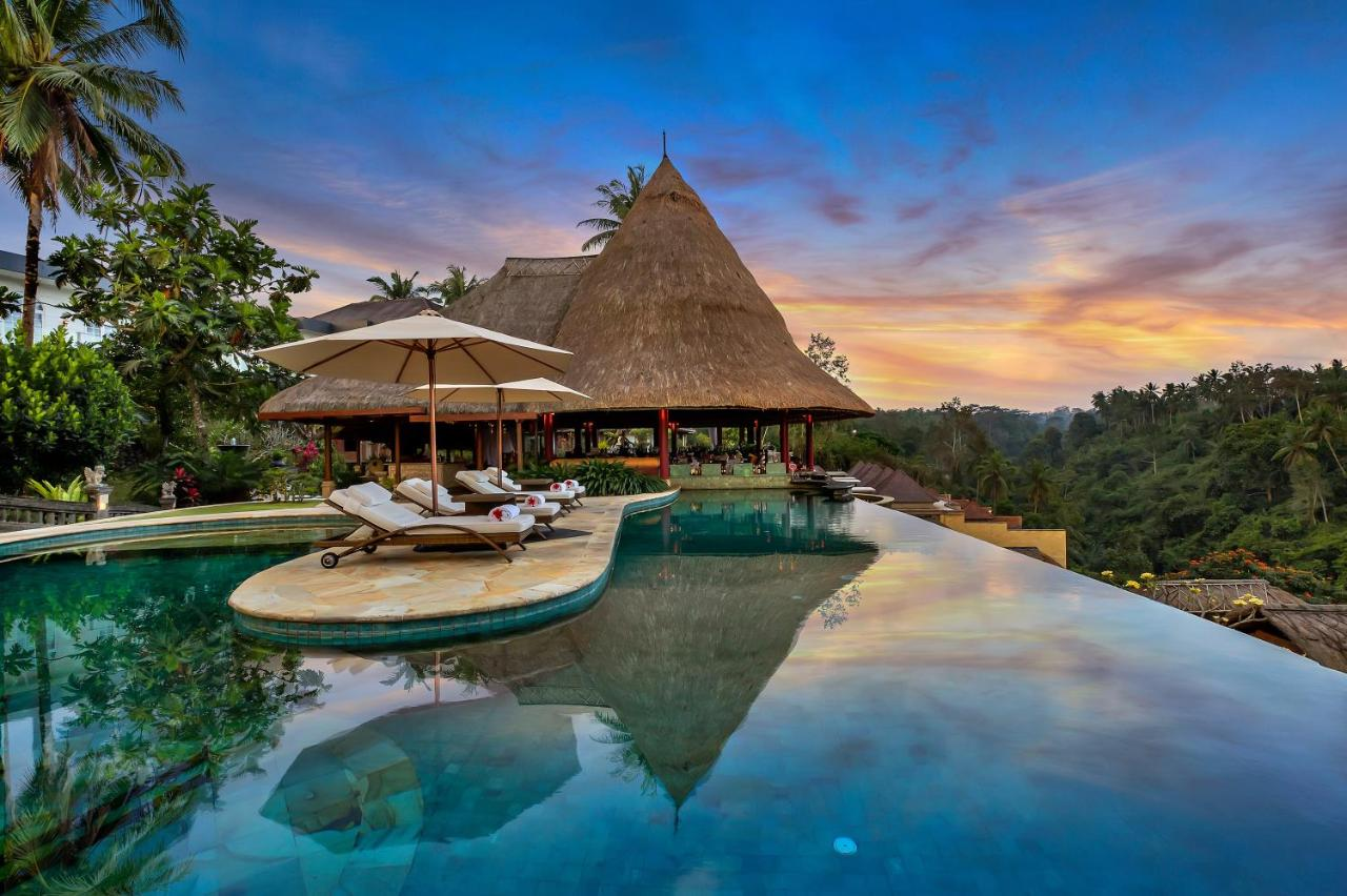 ubud resort with balinese hillside village 
