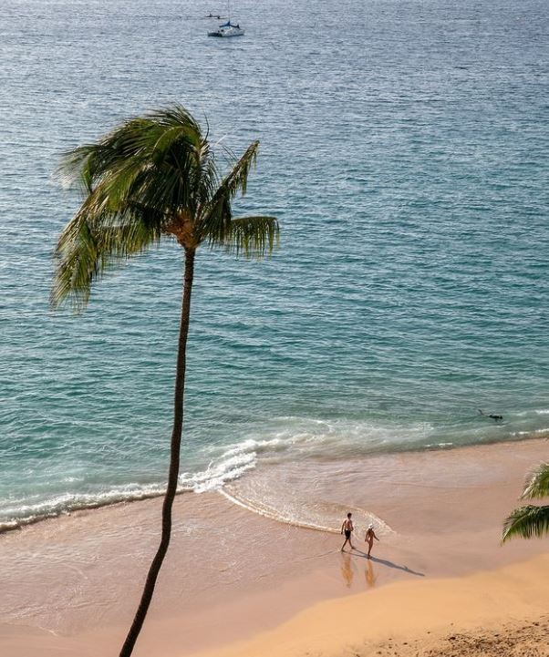 green sand beach