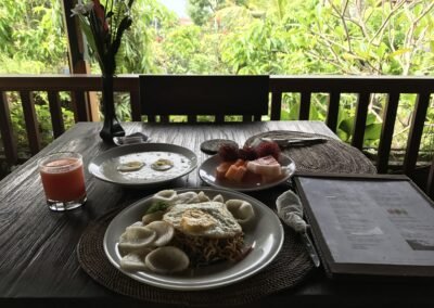 Balinese breakfast in Ubud