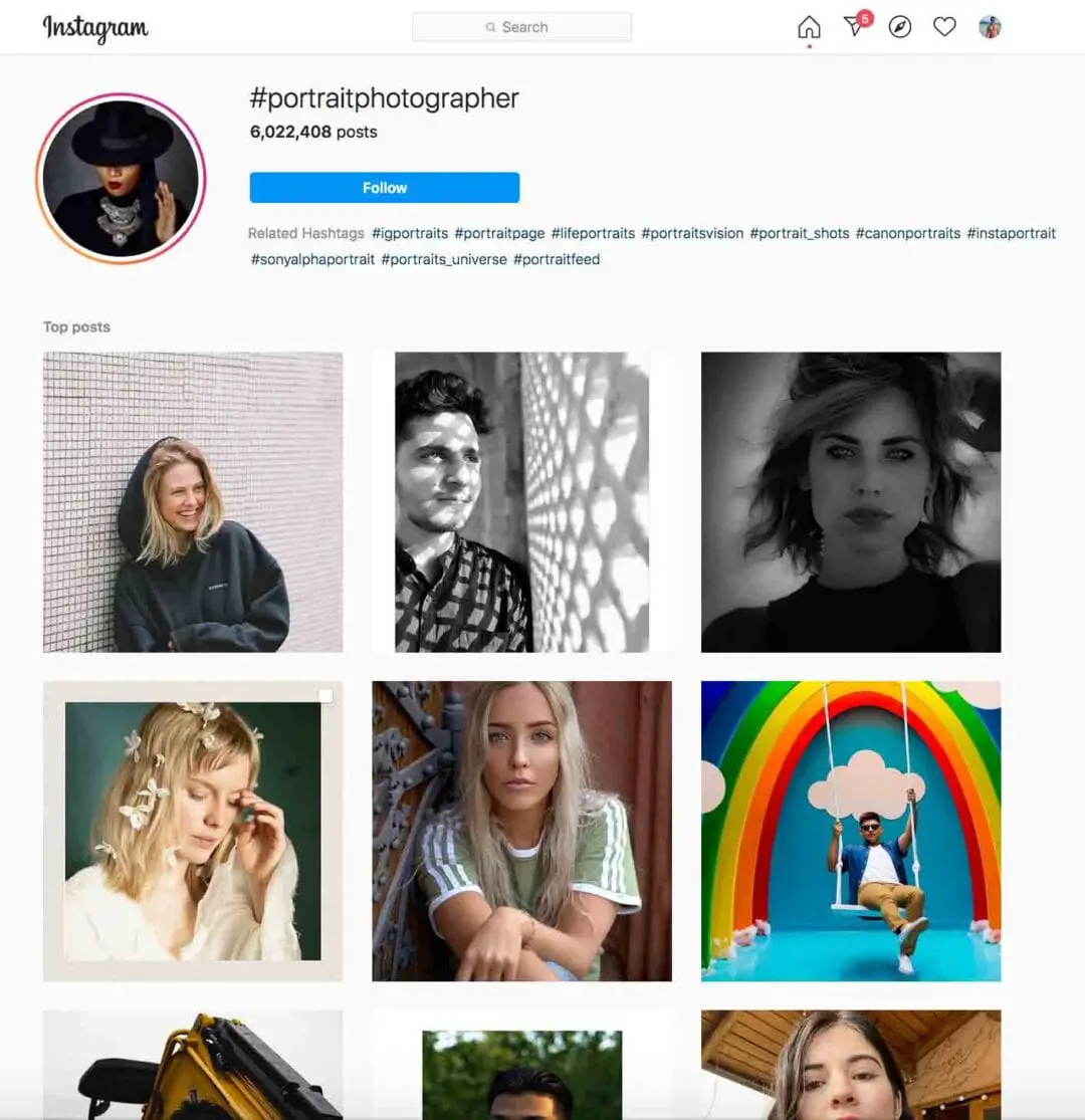 10 Best Instagram Portrait Hashtags